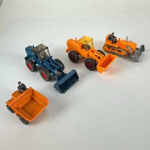 Wiking Modelle Vintage Plastic Tractor Lot Construction Vehicles